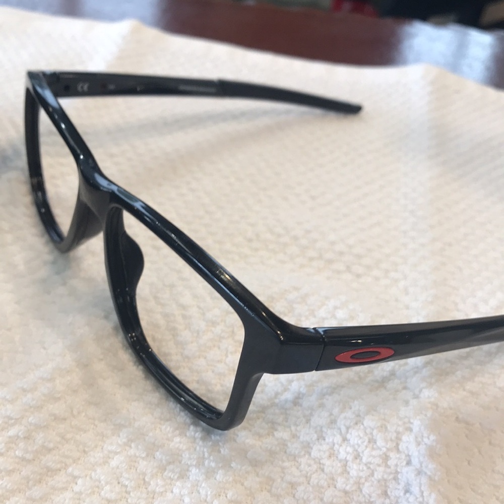 Oakley Black Rectangular Glasses With Protective … - image 5